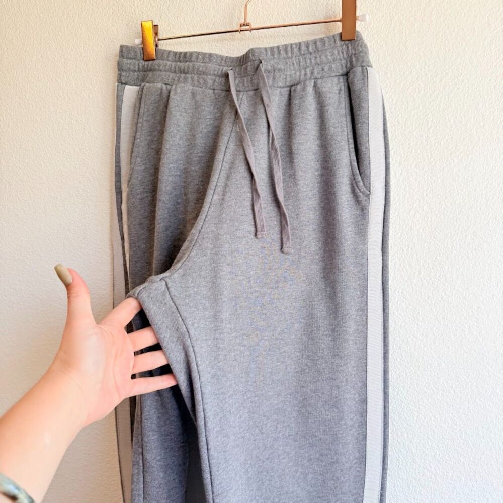Johnny Was Griffin Wide Leg Ribbon Pant in Embroidered Grey Marled size Small - Picture 8 of 16